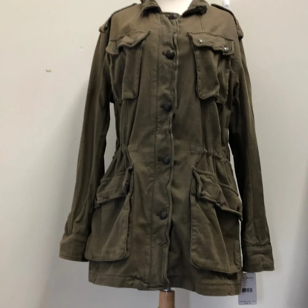 Free People Not Your Brothers Surplus Jacket